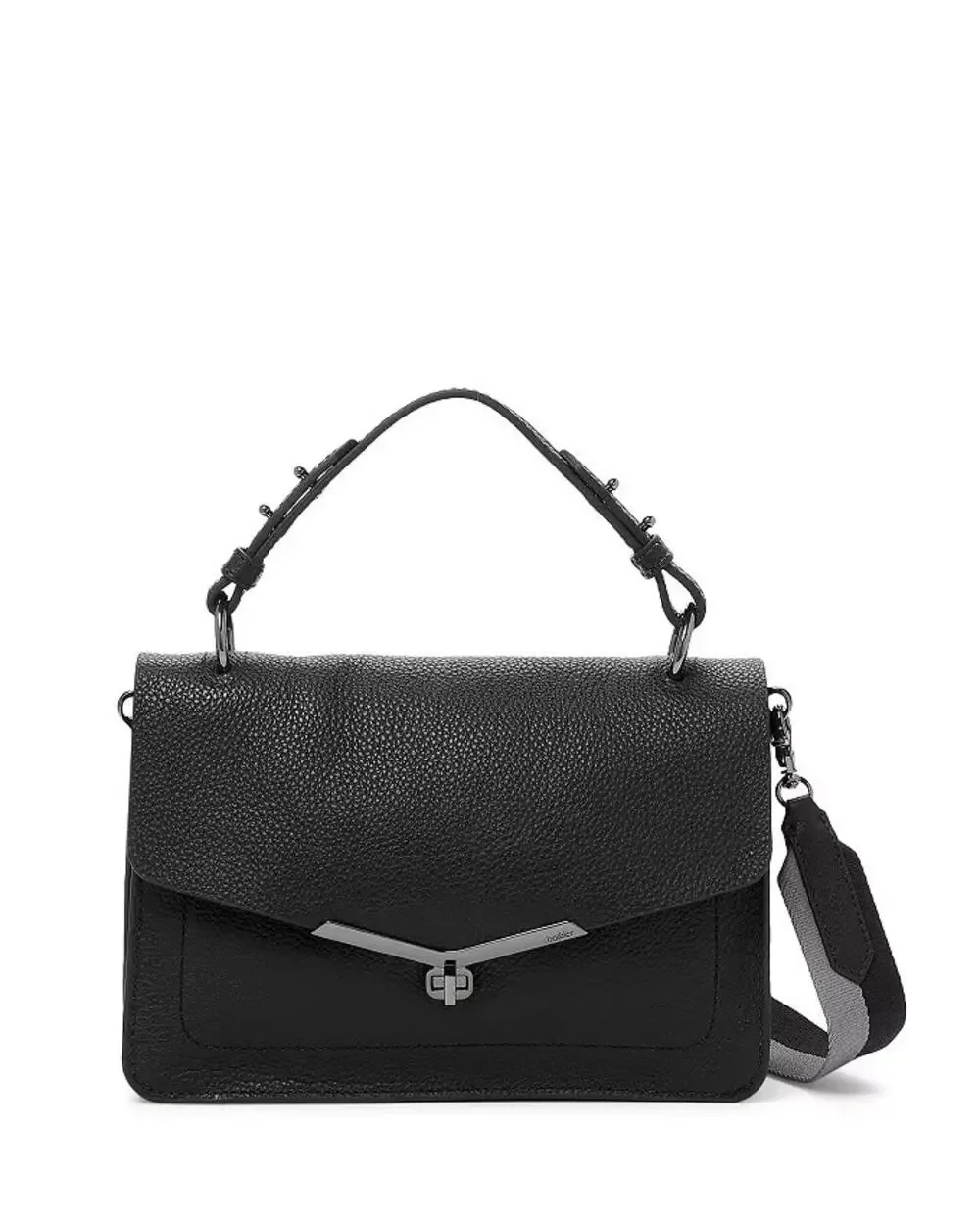 Botkier New York Valentina Leather Satchel in Black